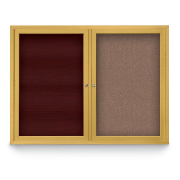 Corkboard, Rubber/Black, 18" x 24"